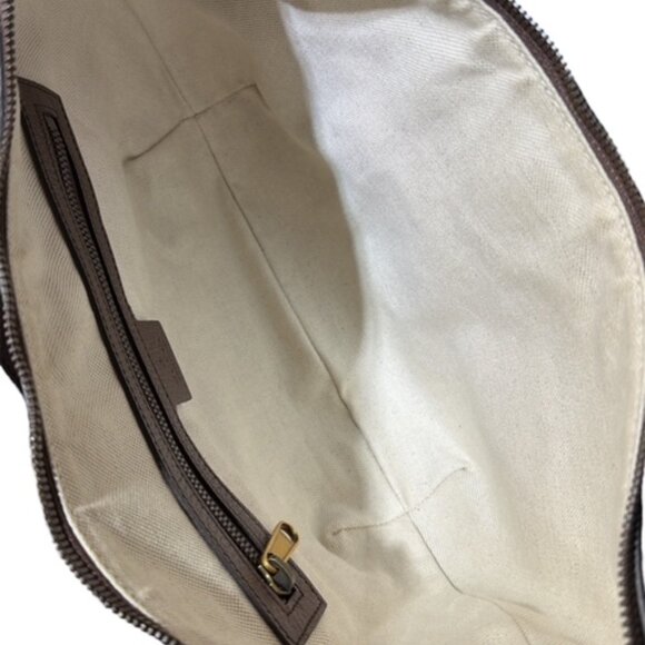 Gucci Beige Ophidia Medium Shoulder Bag with Green and Red Stripe - Picture 7 of 10